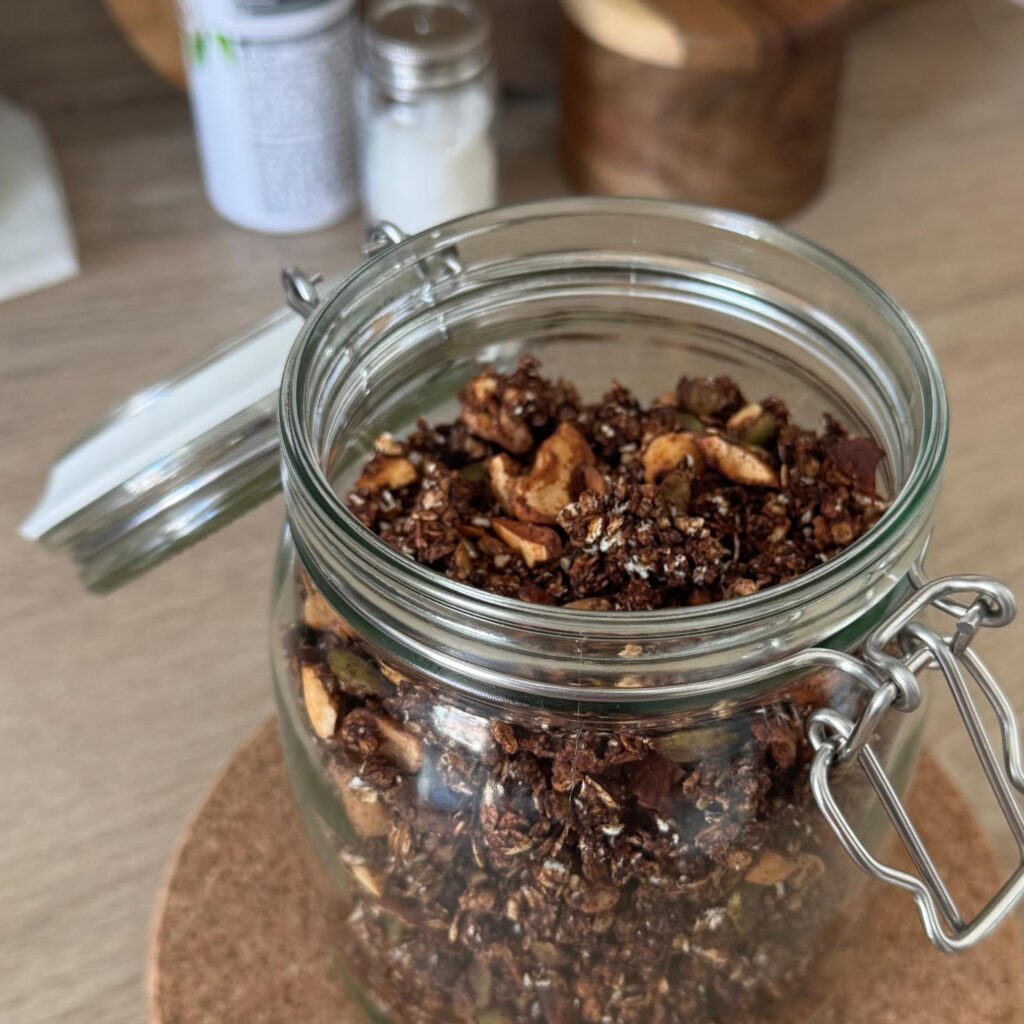 Granola de cacao