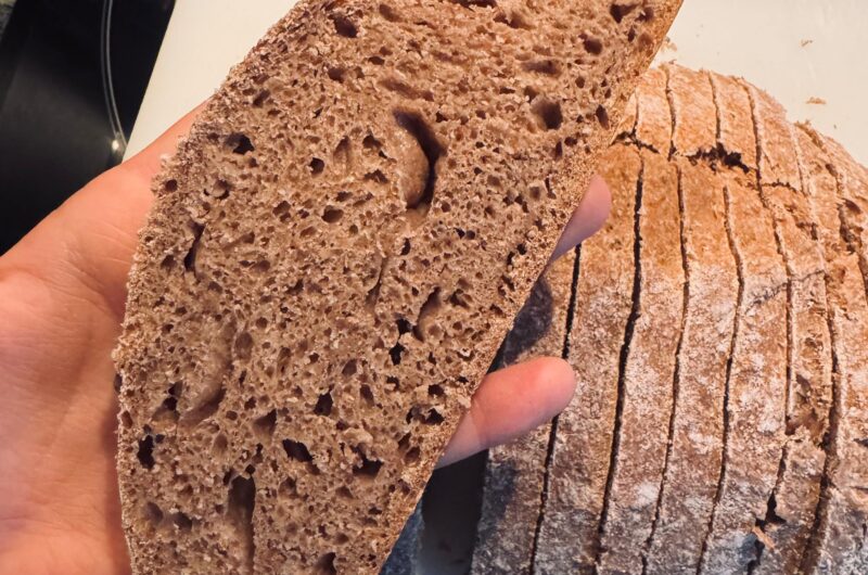 Pan integral sin amasado