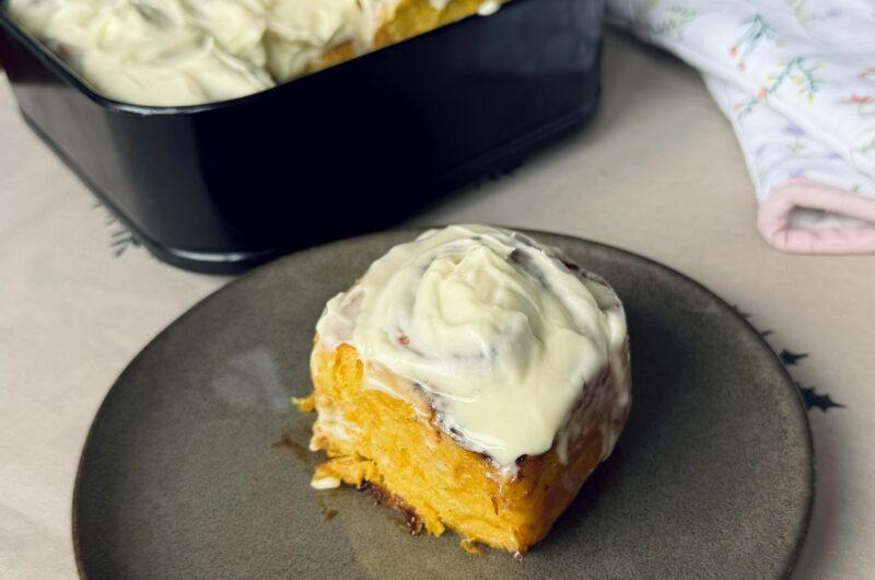 Cinnamon Rolls de Calabaza